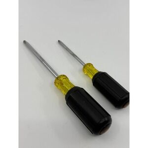 2 M Klein Sons 3" & 4 Inch Phillips Head Cushion Grip Screwdriver